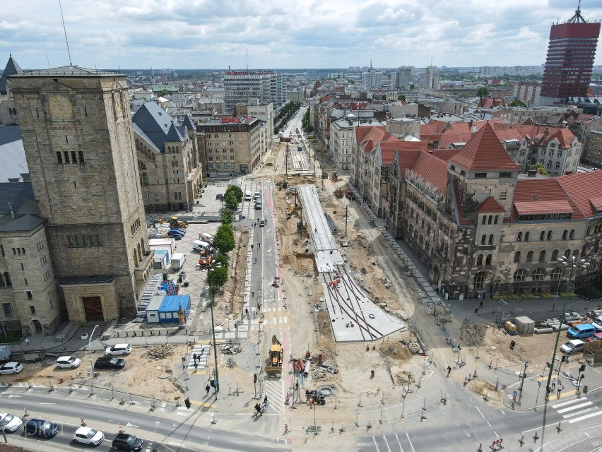 Centrum Poznania od dłuższego czasu wygląda jak jeden wielki...