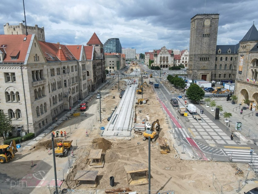 Centrum Poznania od dłuższego czasu wygląda jak jeden wielki...