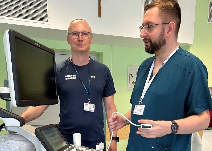 SOR ma nowy ultrasonograf. Wsparcie od samorządu dla szpitala w Lesznie
