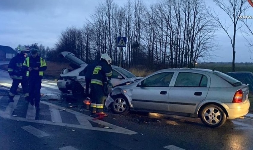 Wypadek na DK 45 między Gorzowem Śląskim i Praszką.