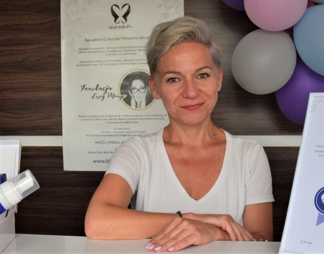 Aneta Szpak-Korycka na co dzień pomaga osobom z chorobami nowotworowymi.