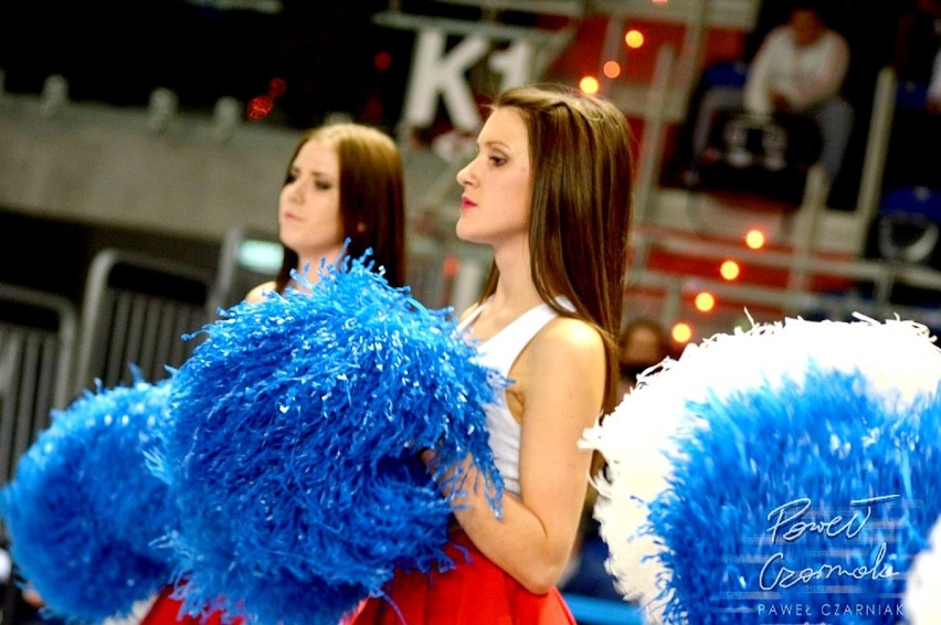 Cheerleaders Toruń podczas meczu Polski Cuker Toruń - Trefl Sopot