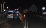 Pościg policji za kierowcą toyoty z Wejherowa, zakończony wypadkiem w Robakowie (gmina Luzino)