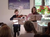 Koncert uczniów szkoły muzycznej w Opocznie. Uczniowie dali popis w muzeum