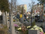 Dzień Zaduszny. Cmentarz parafialny w Ostrowcu Świętokrzyskim