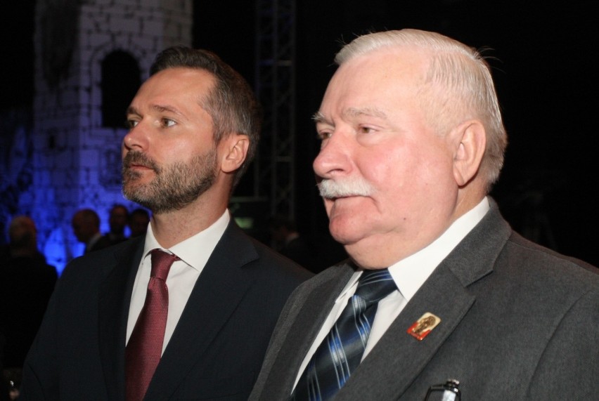Jarosław Wałęsa z ojcem, Lechem Wałęsą