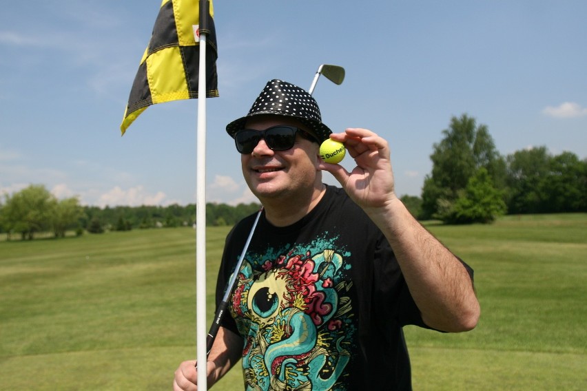 Radosław Majdan i inne gwiazdy grały w golfa w Siemianowicach [ZDJĘCIA]