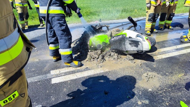 39-letni motocyklista zginął w wypadku w gminie Drużbice