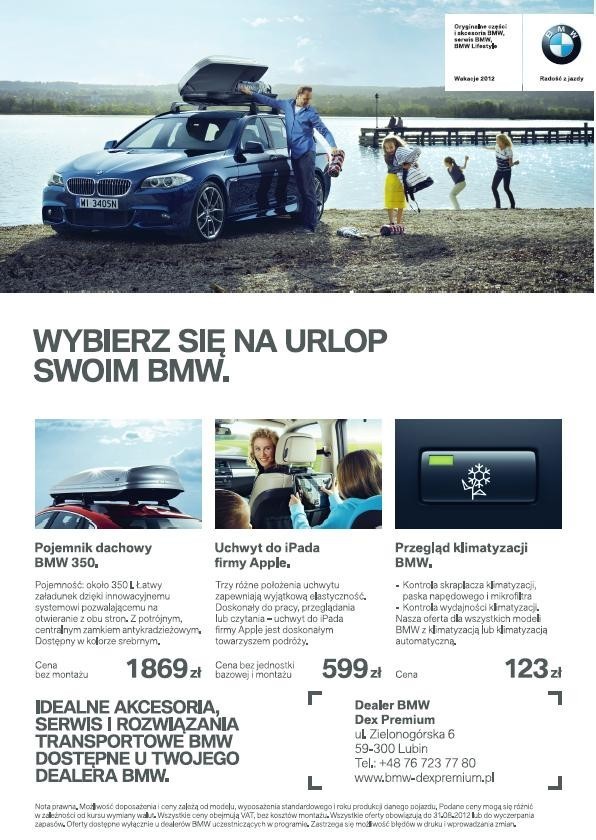 W lubińskim BMW obejrzą auto i sprawdzą klimę