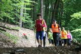 Maszerowali wokół jeziora Łagowskiego. Po zakończeniu trasy czekały nagrody niespodzianki [ZDJĘCIA]