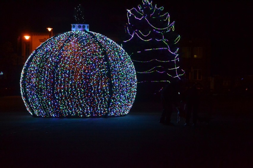 Świąteczne iluminacje w Lipnie