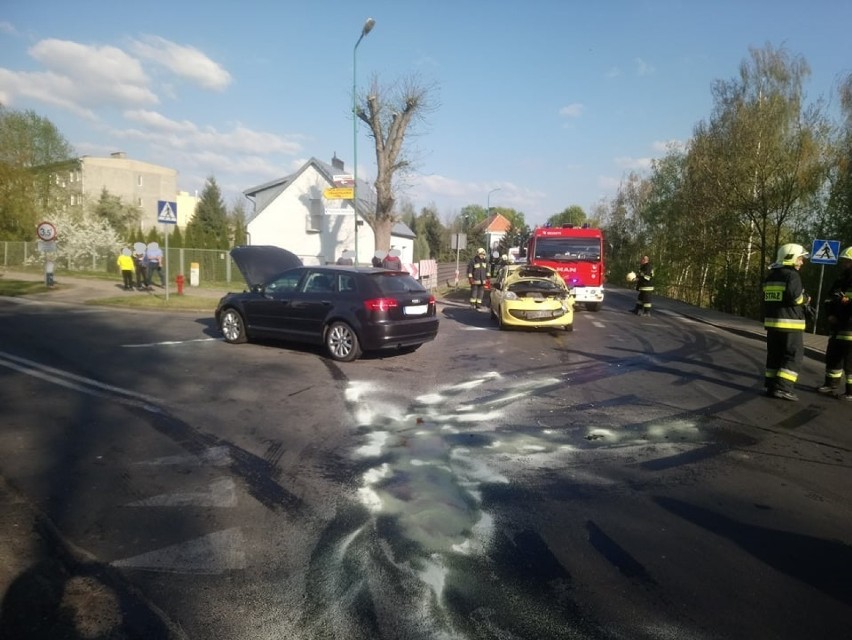 Zderzenie w Zbąszyniu. Jedna osoba trafiła do szpitala [ZDJĘCIA]