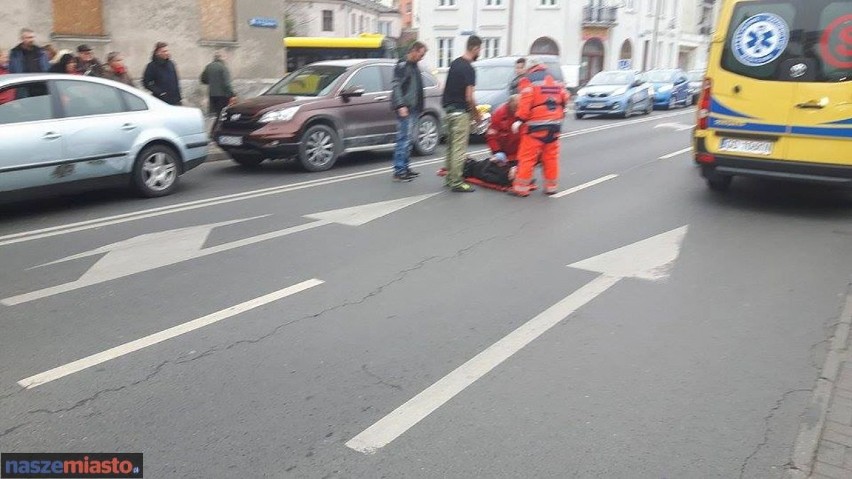 Wypadek we Włocławku. Potrącenie na przejściu dla pieszych na Chopina [zdjęcia]