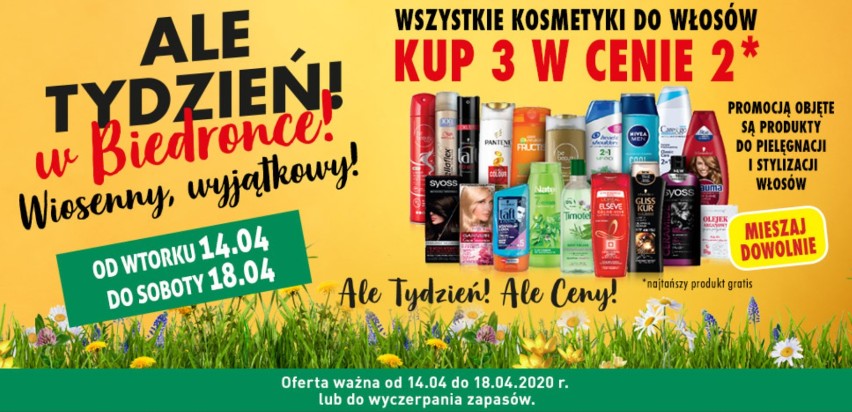 Biedronka. Sprawdź promocje tygodnia [Aktualna gazetka Biedronki 14.04-18.04.2020] 