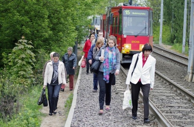 Awaria na trasie PST. Stoją tramwaje