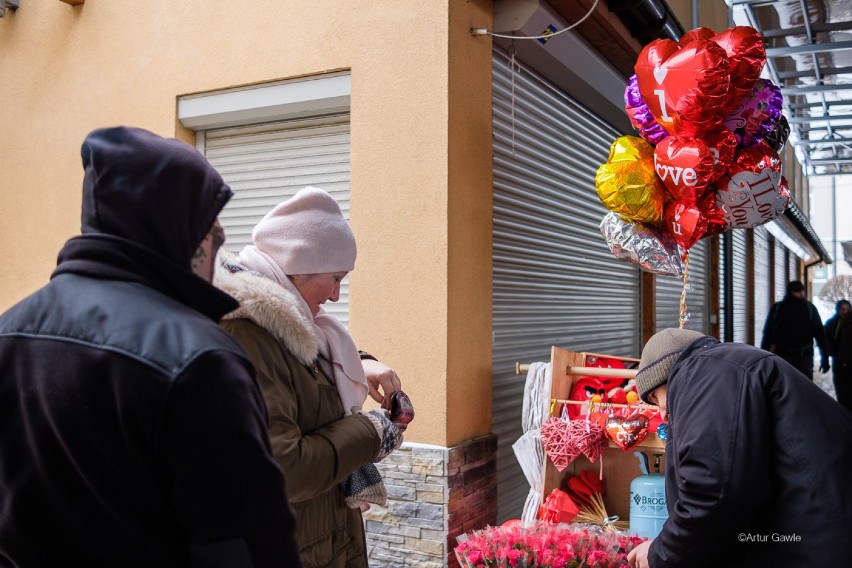 Walentynkowy "Bazar na Starówce" w Tarnowie, 14.02.2021