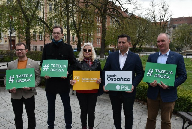 Konferencja Trzeciej Drogi z kandydatami do sejmiku i rady miasta Opola