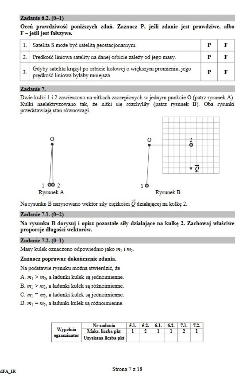 Matura z fizyki 2017 - poziom rozszerzony