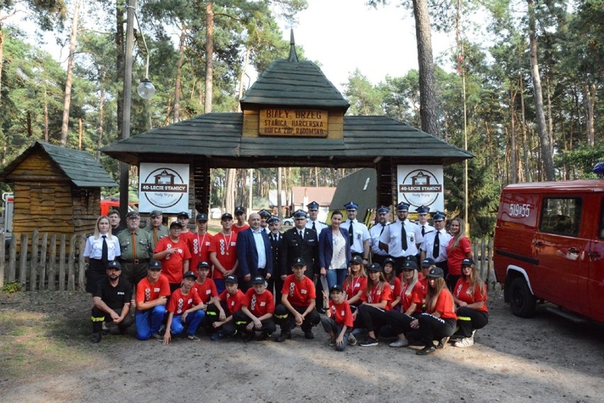 Powiat radomszczański: Obóz Młodzieżowych Drużyn Pożarniczych w Białym Brzegu [ZDJĘCIA]