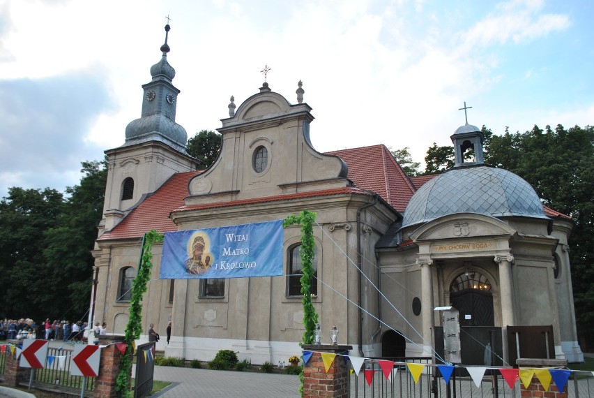 Nawiedzenie kopii obrazu Matki Boskiej Jasnogórskiej w Gościeszynie