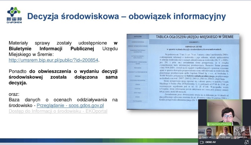 Capchem Śrem. Chińska fabryka powstanie, wątpliwości i obawy mieszkańców pozostały 