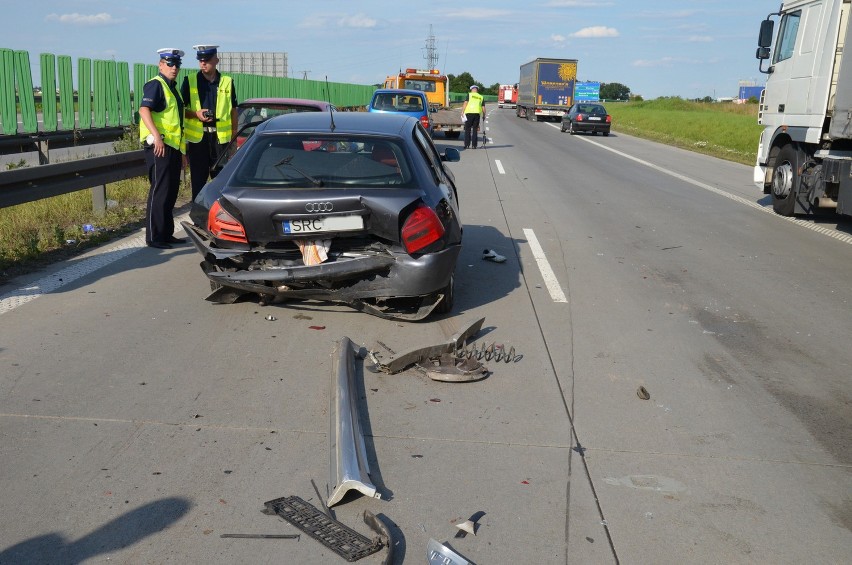 Wypadek na autostradzie A4. Korek ma ponad 10 km (ZDJĘCIA)