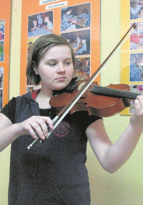 Agata Mikołajczyk od przedszkola gra na skrzypcach, co...
