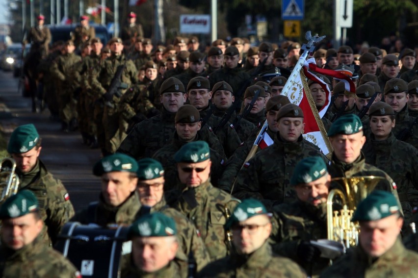 Żołnierze złożyli przysięgę w Hrubieszowie. W...