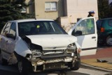 Zderzenie czterech aut na ulicy Łódzkiej w Kaliszu [FOTO]