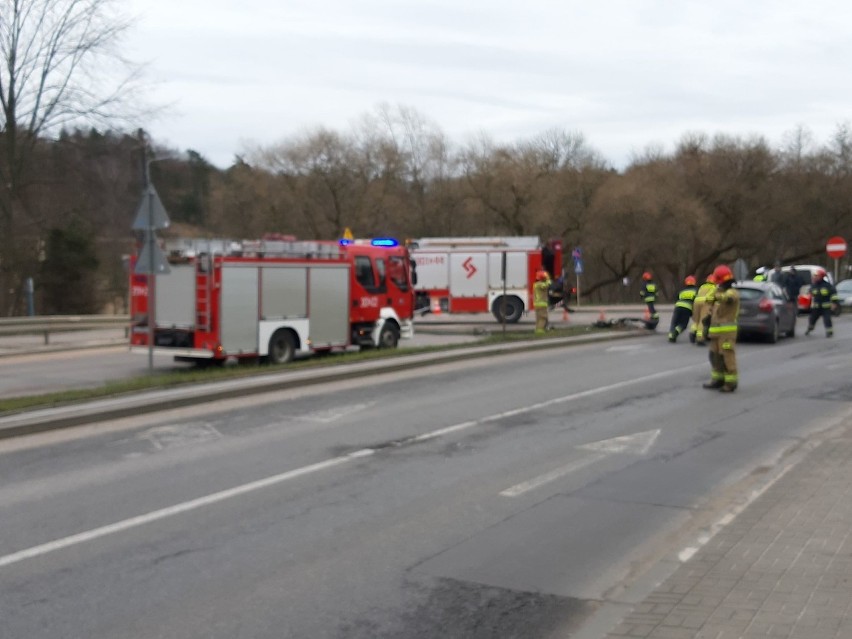 Wypadek na Potokowej w Gdańsku, 15.02.2020