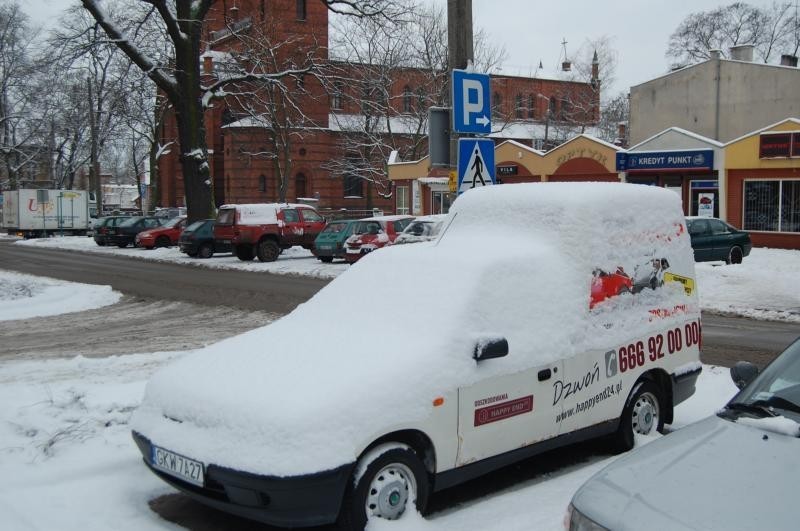 Zima w Kwidzynie: Biały puch okrył ulice miasta [ZDJĘCIA]
