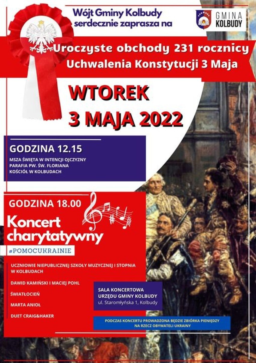 Obchody 3 maja 2022 roku w powiecie gdańskim