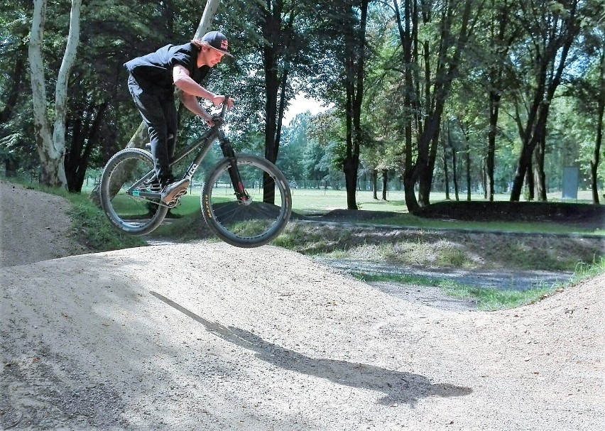 Kamień w Rybniku ma nową atrakcję dla rowerzystów. Na zdj....