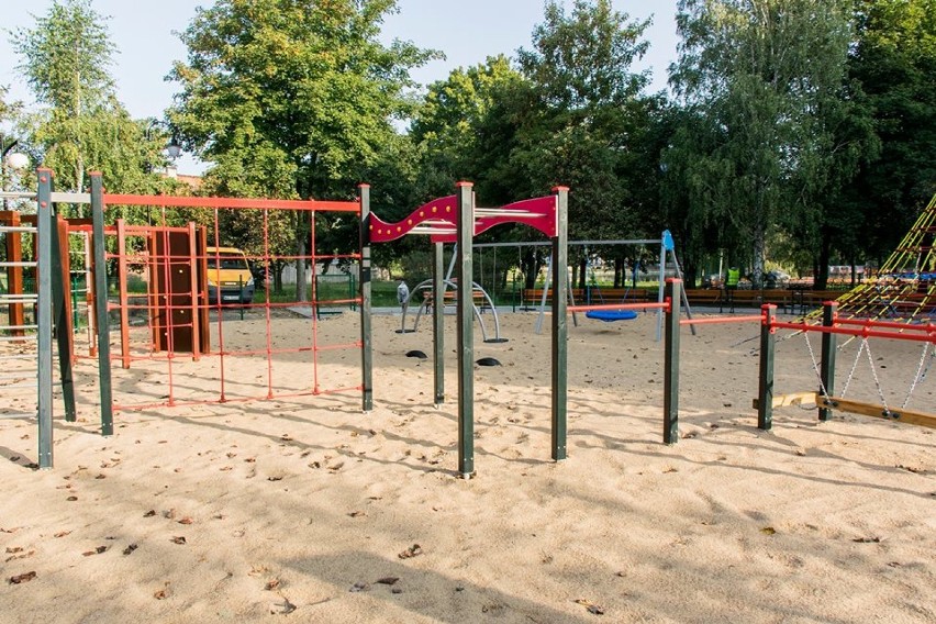 Park Miejski w Zduńskiej Woli sierpień 2018