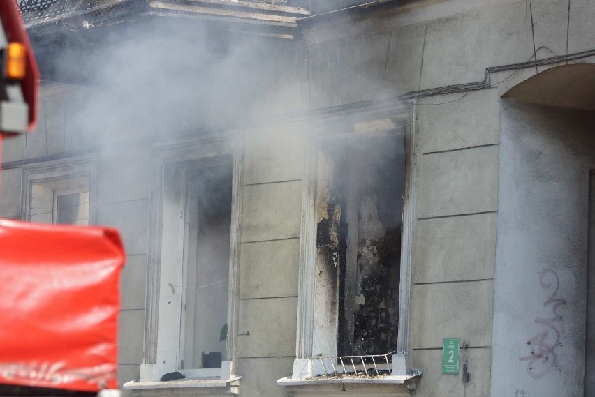 Pożar w Kaliszu. Płonęło mieszkanie przy ulicy Wodnej w...
