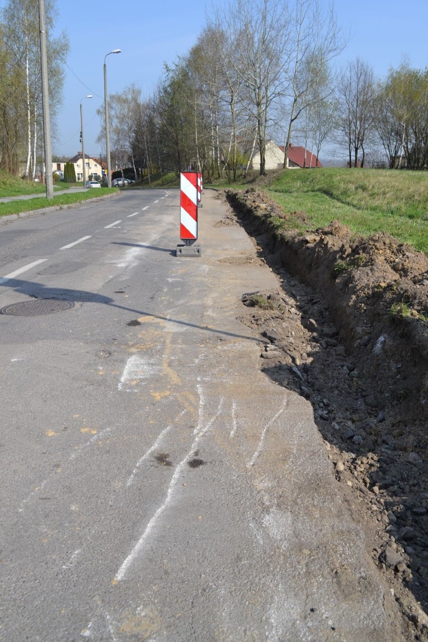 Remont ulicy Leszka w Wodzisławiu Śl. Trwają prace