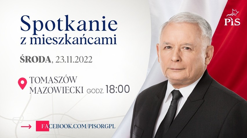 Szef PiS Jarosław Kaczyński odwiedzi Tomaszów Mazowiecki. To część trasy objazdowej po Polsce