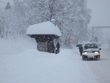 Podhale pod śniegiem, wypadek starosty [ZDJĘCIA]