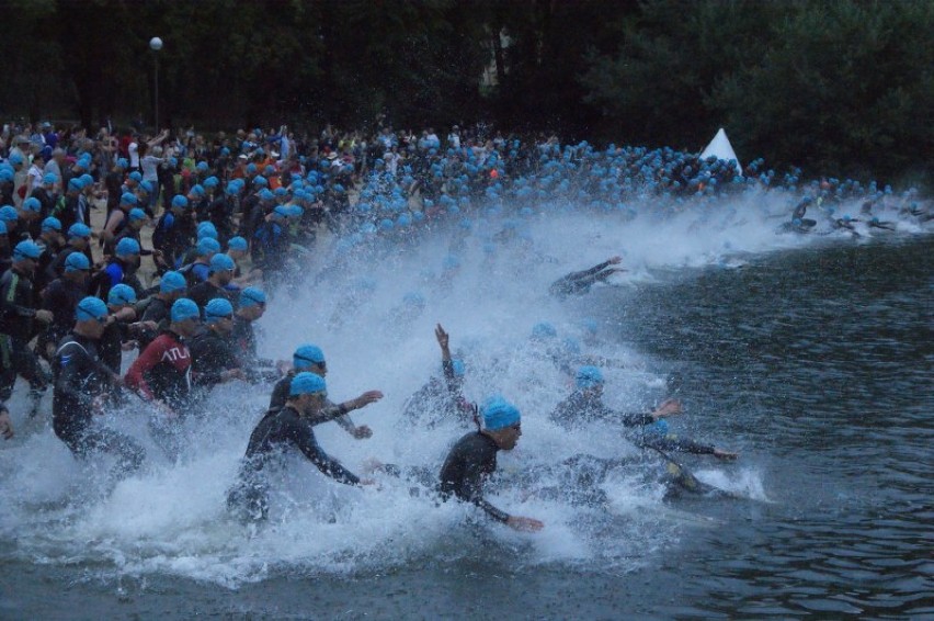 Garmin triathlon Ślesin 2015