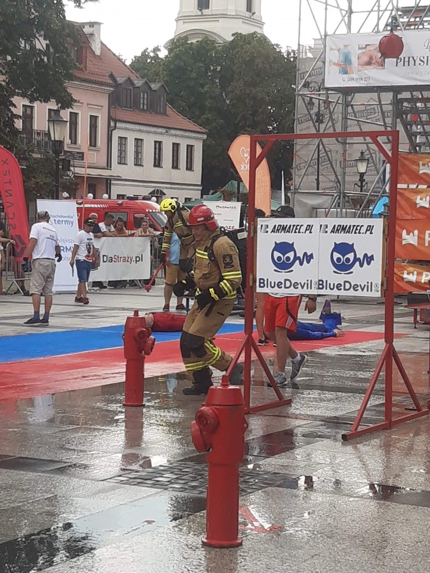 Sukces Damiana Łebka w Toughest Firefighter Challenge Płock 2020