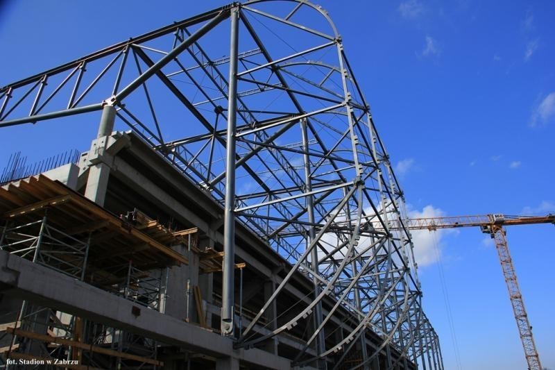 Budowa stadionu Górnika Zabrze: Elewacja zewnętrzna