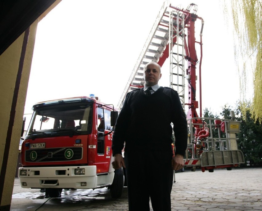 Komendant Powiatowej Straży Pożarnej w Wągrowcu Zbigniew Dziwulski przechodzi na emeryturę 