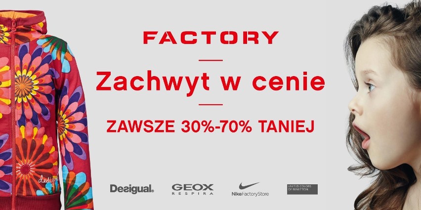 Kolekcje Wiosna - Lato 2014 w atrakcyjnych cenach - Factory Kraków zaprasza