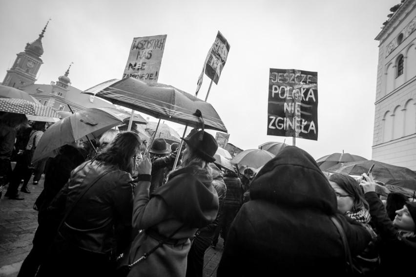 Zdjęcia z "Czarnego Protestu" w październiku 2016 roku