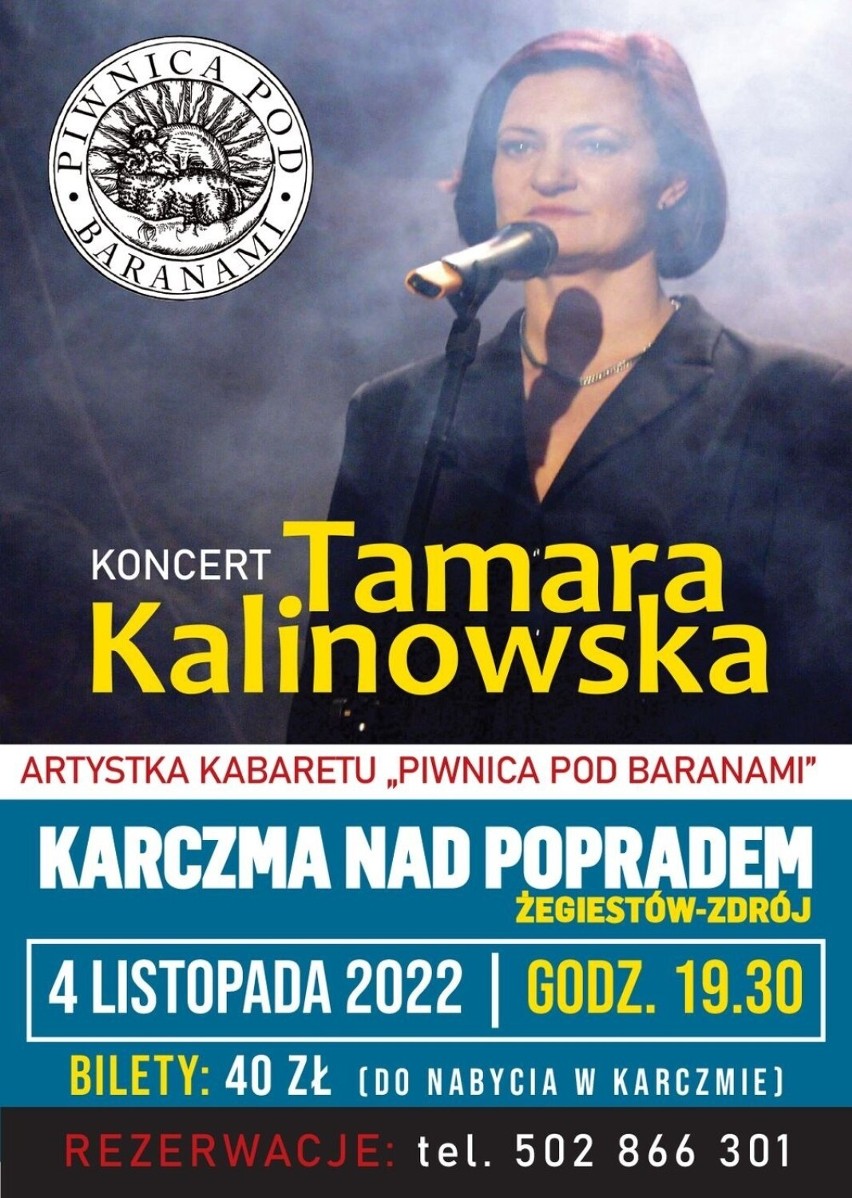 ŻEGIESTÓW

Piątek - 4 listopada

Koncert Tamary Kalinowskiej