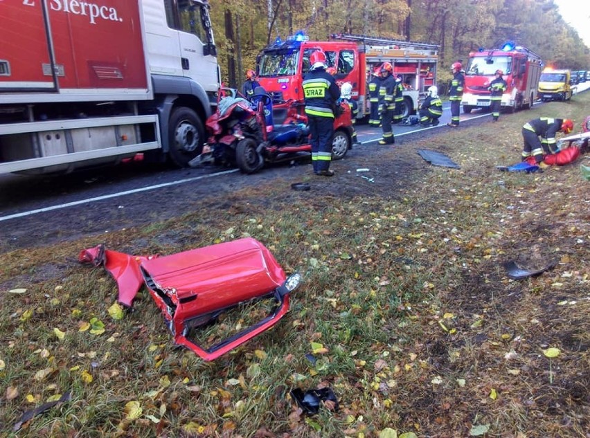 Poważny wypadek w Emilianowie w gminie Nowa Wieś Wielka...