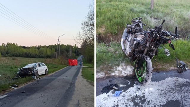 Śmiertelny wypadek pod Warszawą. Nie żyje 41-letni motocyklista