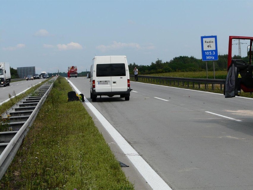 Autostrada A4. Wypadek na A4 pod Legnicą. 9 osób...