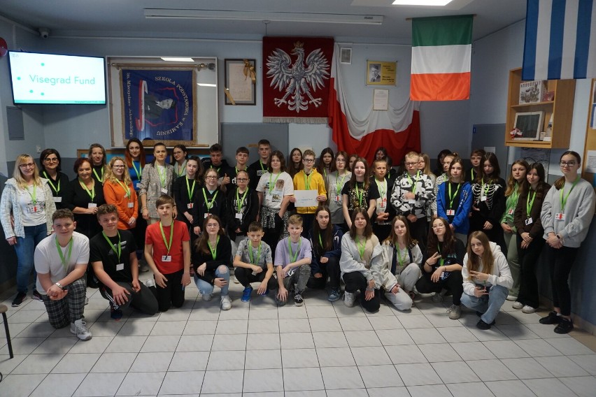 Szkoła w Kamieniu pod Kaliszem gościła uczniów ze Słowacji