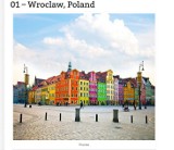 Najbardziej kolorowe miasto na świecie? Wrocław!